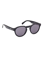 GANT Black Gant Round Shiny Black Sunglasses - Image 8 of 8