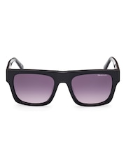 GANT Black Square Shiny Black Sunglasses - Image 1 of 9