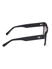 GANT Black Square Shiny Black Sunglasses - Image 10 of 11