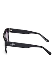 GANT Black Square Shiny Black Sunglasses - Image 4 of 9