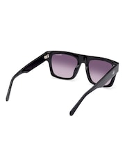 GANT Black Square Shiny Black Sunglasses - Image 7 of 9