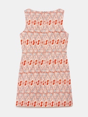 Mint Velvet Orange Geo Print Mini Dress - Image 7 of 7
