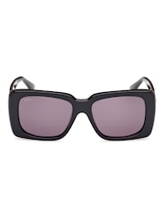 Max Mara Square Shiny Black Sunglasses - Image 2 of 9