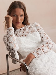 Mint Velvet Lace Hourglass Mini Dress - Imagen 3 de 8