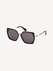 Max Mara Square Black Sunglasses - Image 3 of 8
