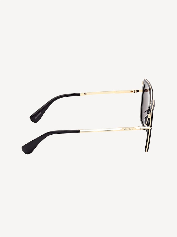 Max Mara Square Black Sunglasses - Image 8 of 8