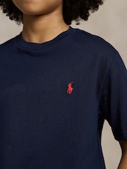Azul marino - Polo Ralph Lauren Jersey Short Sleeve T-Shirt - Imagen 5 de 6