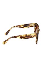 Max Mara Square Brown Sunglasses In Blonde Havana - Image 3 of 8