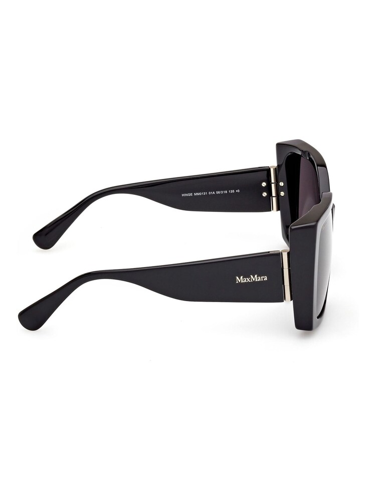 Max Mara Modern Shiny Black Sunglasses - Image 9 of 9