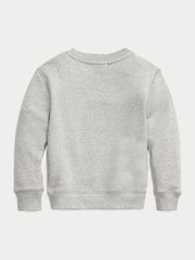 Polo Ralph Lauren Grey Boys Jersey Logo Sweatshirt - Image 5 of 5