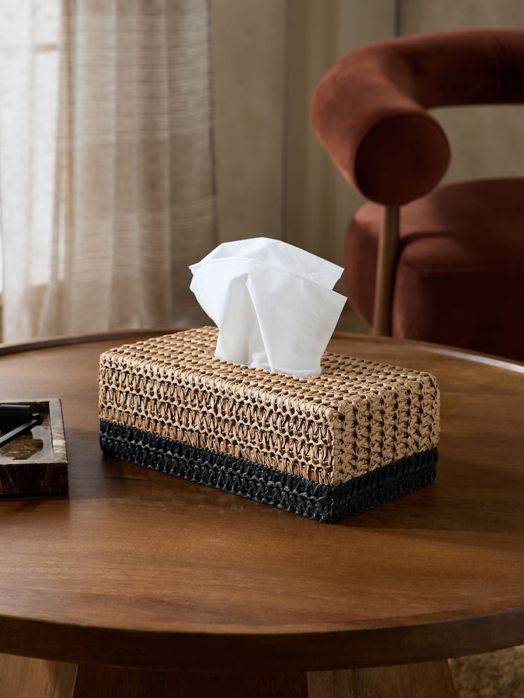 Bronx Woven Tissue Box Cover - 图片1 / 5