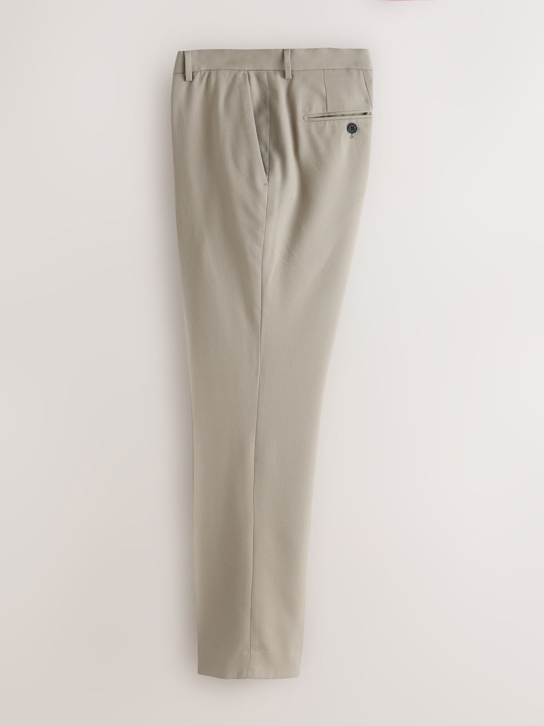 Buy Stone Slim Fit Textured Suit Trousers from the Next UK online shop
