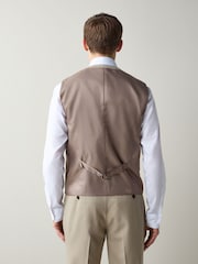 Stone Textured Suit Waistcoat - Image 3 of 8