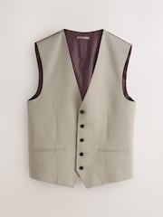 Stone Textured Suit Waistcoat - Image 5 of 8