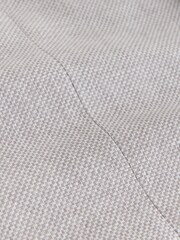 Light Grey Regular Fit Textured Linen Blend Blazer - Image 2 of 6