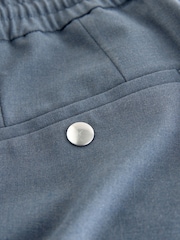 Steel Blue Regular Tapered Fit N. Premium Smart Trousers with Elasticated Waistband - Image 8 of 8