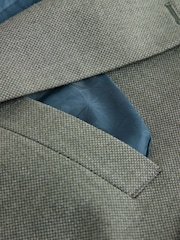 Green Regular Fit Textured Suit Jacket - Image 10 of 11