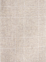 Neutral Regular Fit Check Cotton Linen Blend Suit Jacket - Image 10 of 10