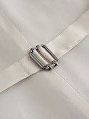 Neutral Check Cotton Linen Blend Suit Waistcoat - Image 7 of 8