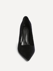 Linzi Black Velvet Kat Closed Court Stiletto Heels - Image 4 of 5