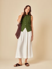 Nobodys Child Green Fine Gauge Knitted Waistcoat - Image 4 of 5