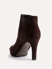 Linzi Brown Layara Platform Ankle Boots With Stiletto Heels - Image 4 of 5