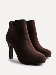 Linzi Brown Layara Platform Ankle Boots With Stiletto Heels - Image 5 of 5