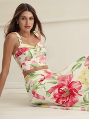 Forever New Pink Talia Twist Front Bustier Tank top - Image 1 of 5