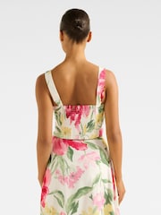 Forever New Pink Talia Twist Front Bustier Tank top - Image 2 of 5