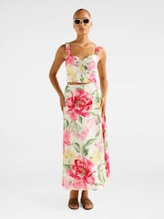 Forever New Pink Talia Twist Front Bustier Tank top - Image 5 of 5