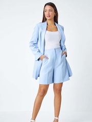 Roman Blue Longline Blazer Jacket - Image 4 of 5