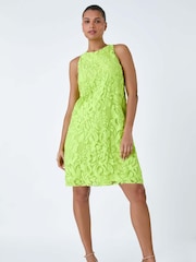 Roman Green Lace Swing Dress - Image 1 of 5