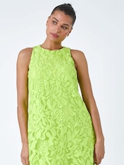 Roman Green Lace Swing Dress - Image 3 of 5