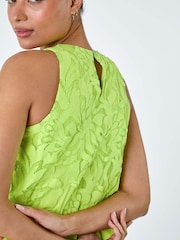 Roman Green Lace Swing Dress - Image 5 of 5