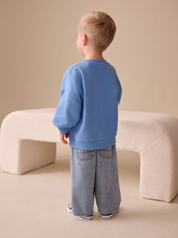 أزرق - بتصميم حيوانات المزرعة - سويت شيرت بياقة حافة مستديرة مزيّن بطبعة في جميع أنحائه (3 شهور-7 سنوات) - صورة 2 من 4 أزرق - بتصميم حيوانات المزرعة - سويت شيرت بياقة حافة مستديرة مزيّن بطبعة في جميع أنحائه (3 شهور-7 سنوات) - صورة 2 من 4