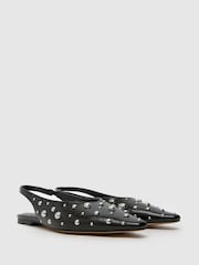Schuh Lotten Stud Ballerinas - Image 2 of 4