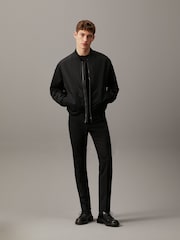Calça de terno Calvin Klein Slim Wool Stretch - Imagem 4 de 5