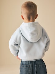 Blue Zip Thru Hoodie (3mths-7yrs) - Image 4 of 4