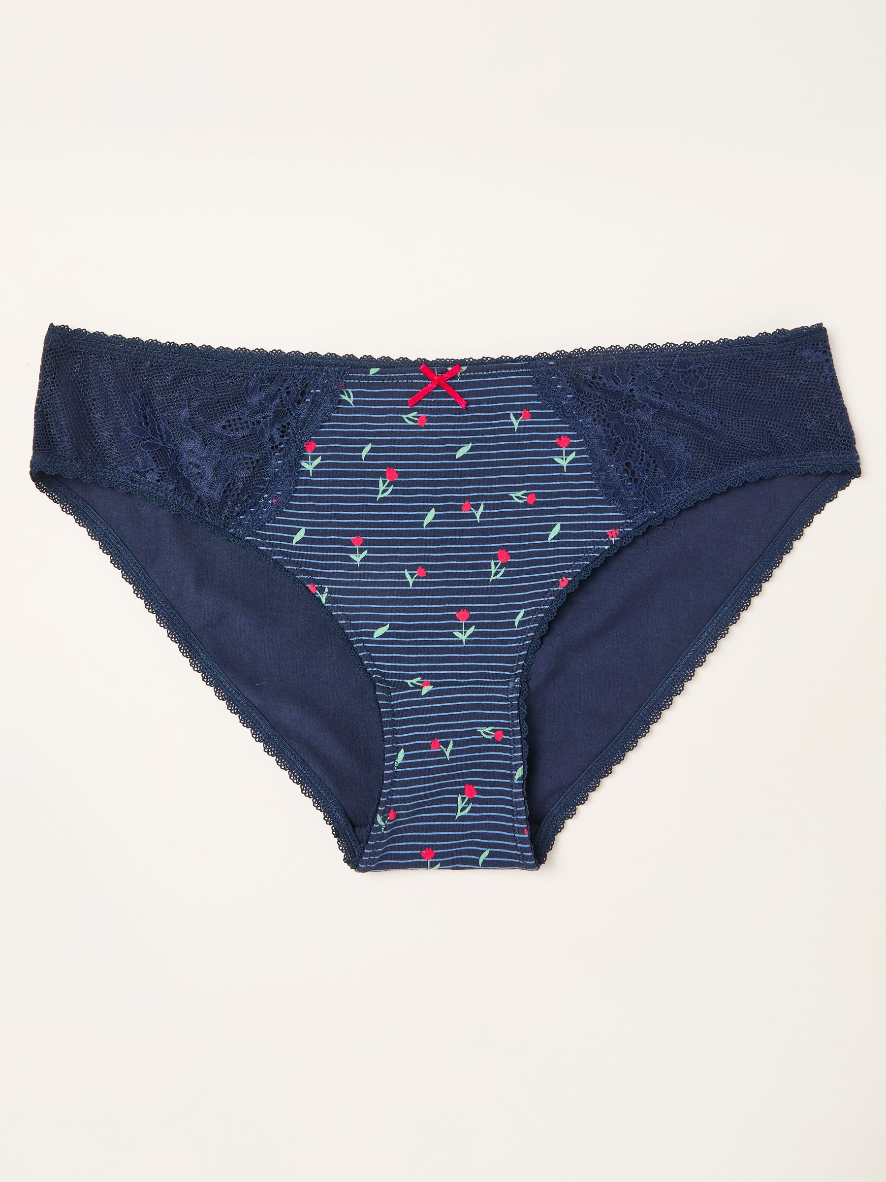 FatFace - Women's Knickers - Navy - Cotton Blend