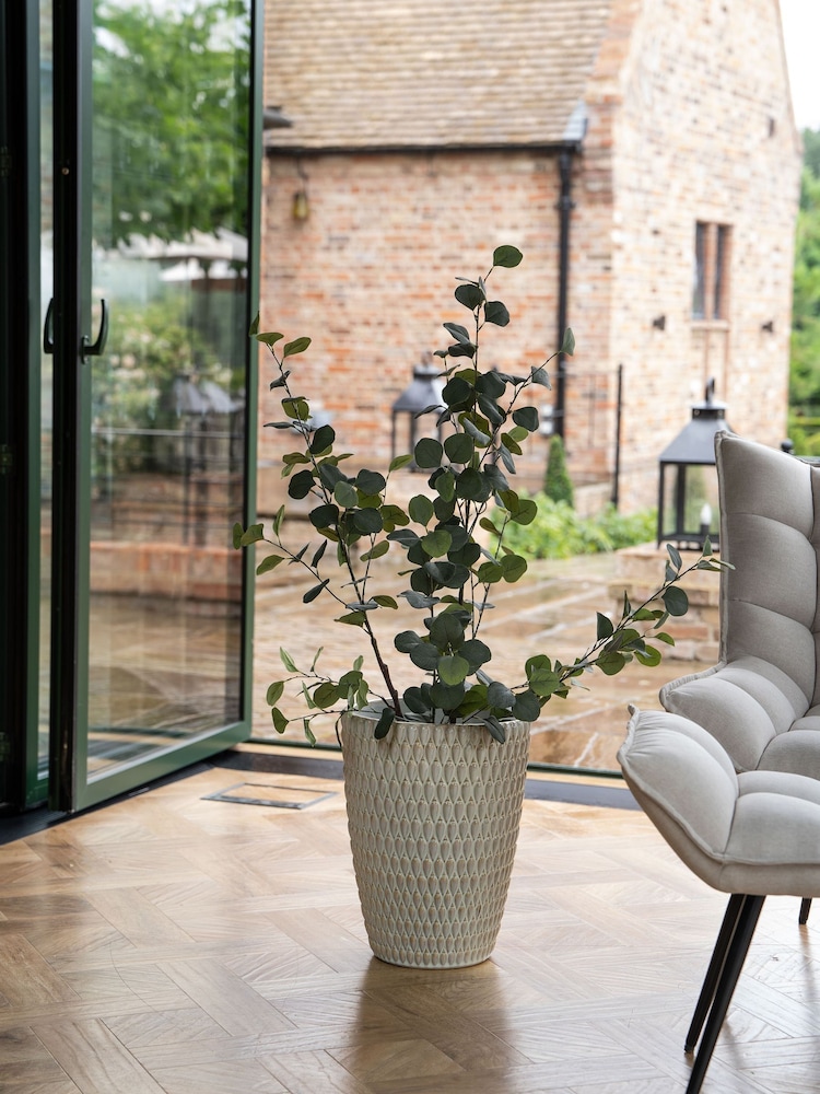 Libra Interiors Green Faux Eucalyptus 4ft - Image 1 of 6