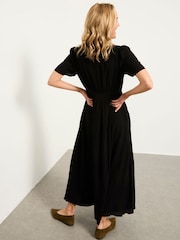 FatFace Livvy Black Midi Dress - Image 2 of 5
