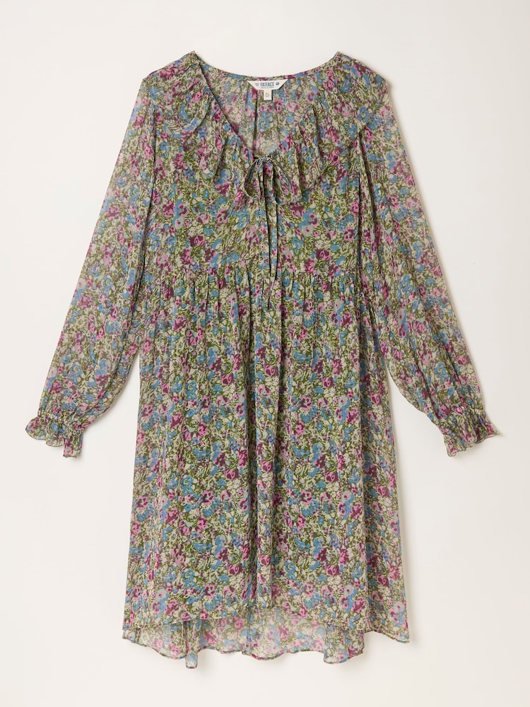 FatFace Bella Green Ditsy Garden Dress - Image 6 of 6 FatFace Bella Green Ditsy Garden Dress - Image 6 of 6