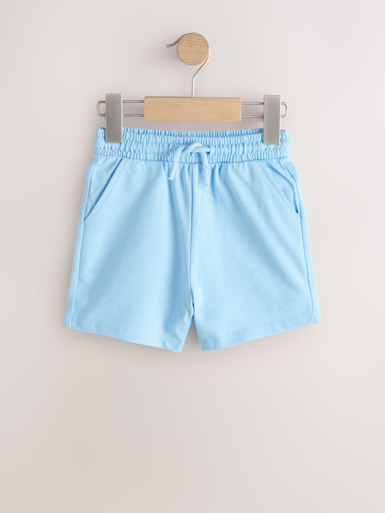 Light Blue Jersey Shorts (3mths-7yrs) - Image 1 of 4 Light Blue Jersey Shorts (3mths-7yrs) - Image 1 of 4