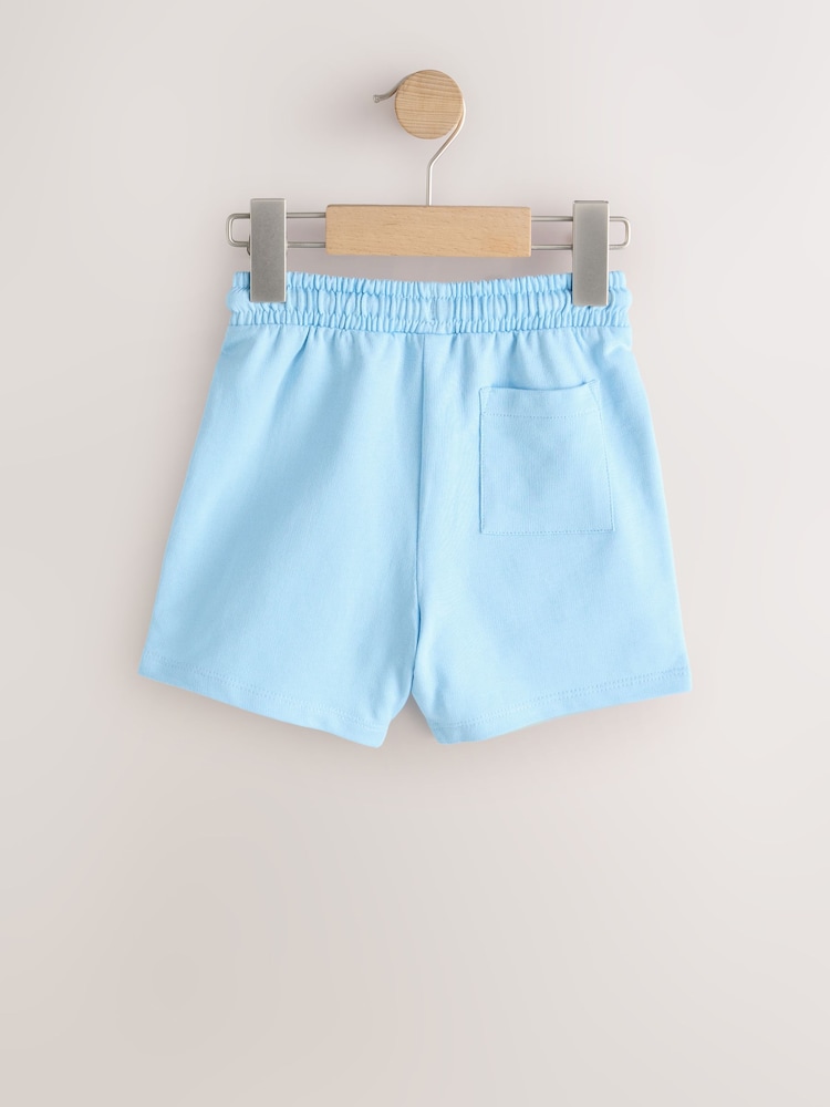 Light Blue Jersey Shorts (3mths-7yrs) - Image 2 of 4 Light Blue Jersey Shorts (3mths-7yrs) - Image 2 of 4