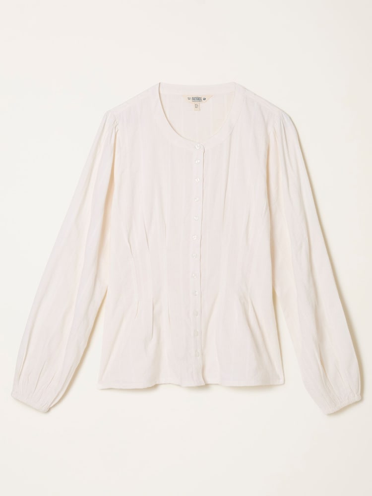 FatFace Lara Ivory Blouse - Image 5 of 5
