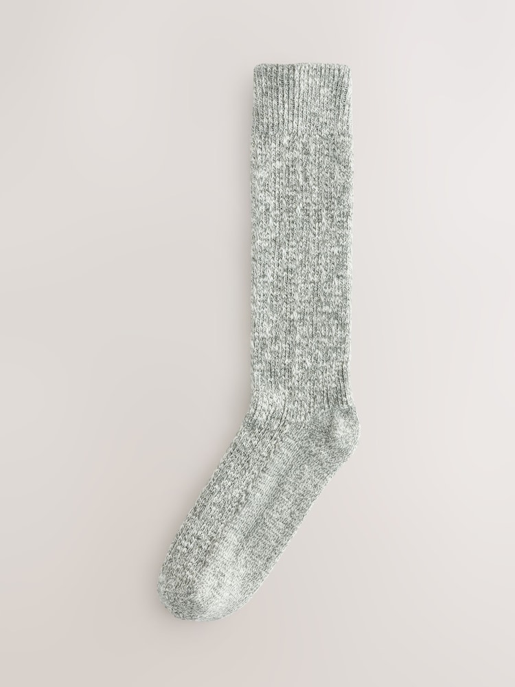 Green Cotton Slub Slouchy Ankle Socks 3 Pack - Image 2 of 6