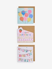 Set of 6 Pastels Birthday Cards - Image 3 of 3