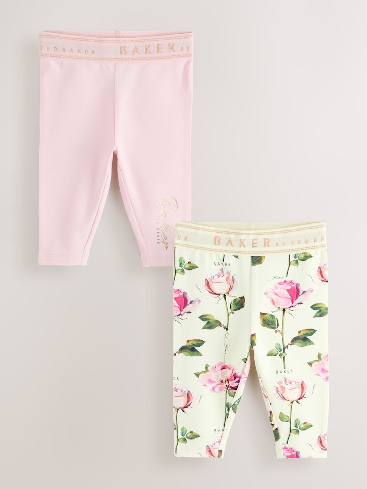 Baker by Ted Baker Multi Leggings 2 Pack - Image 1 of 7