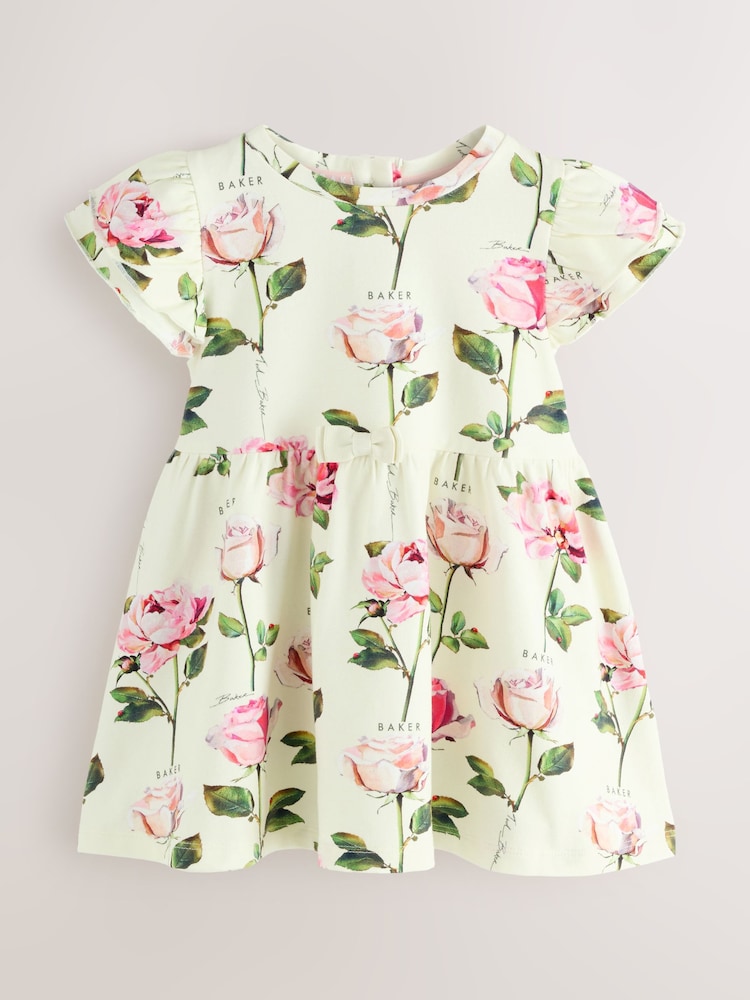 Baker by Ted Baker Multi Frill Sleeve Jersey Dress 2 Pack - Image 2 of 9