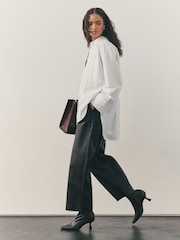 Nothing Ordinary White Heavyweight Cotton Relaxed Shirt - Image 6 of 6